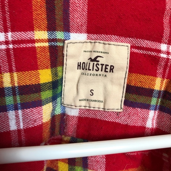 Hollister plaid shirt, size Small - Picture 4 of 6